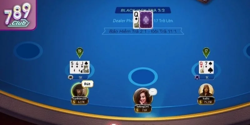 Blackjack 789CLUB – Nắm Vững Các Quy Tắc Thắng Thua Cơ Bản 3 Những lỗi thường gặp trong khi đánh Blackjack