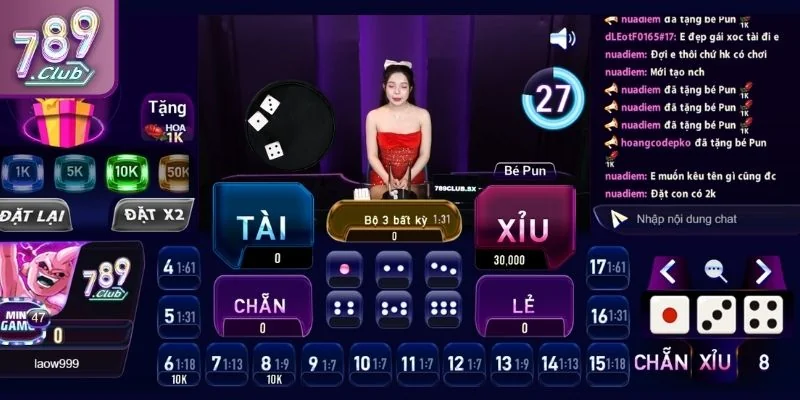 Game Tài Xỉu Đổi Thưởng 789CLUB – Thủ Thuật Chơi Chắc Thắng 3 Chọn bàn cược có đông người chơi để tăng cao cơ hội thắng