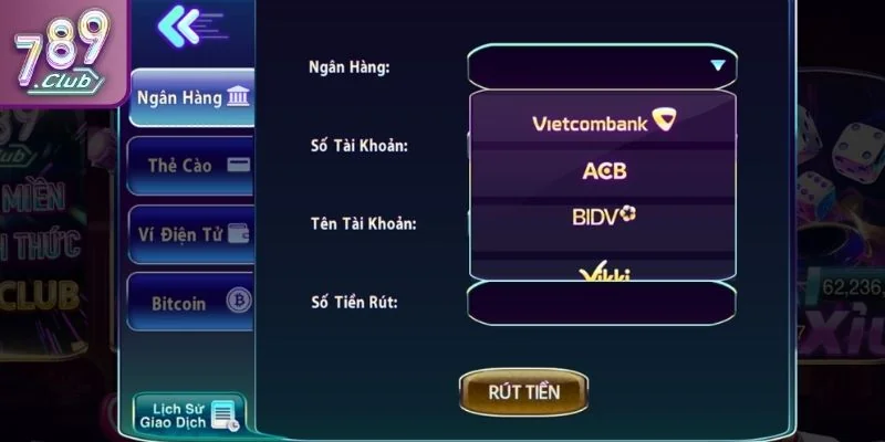 Nạp Rút Tiền 789club 2 Hướng dẫn thao tác rút tiền 789CLUB