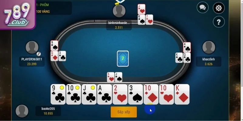 Phỏm 789CLUB – Quy Luật Chơi Và Cách Đánh Để Chiến Thắng 3 Xây dựng chiến thuật đánh Tá Lả ngay từ đầu